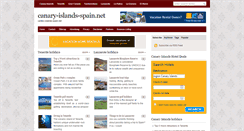 Desktop Screenshot of canary-islands-spain.net